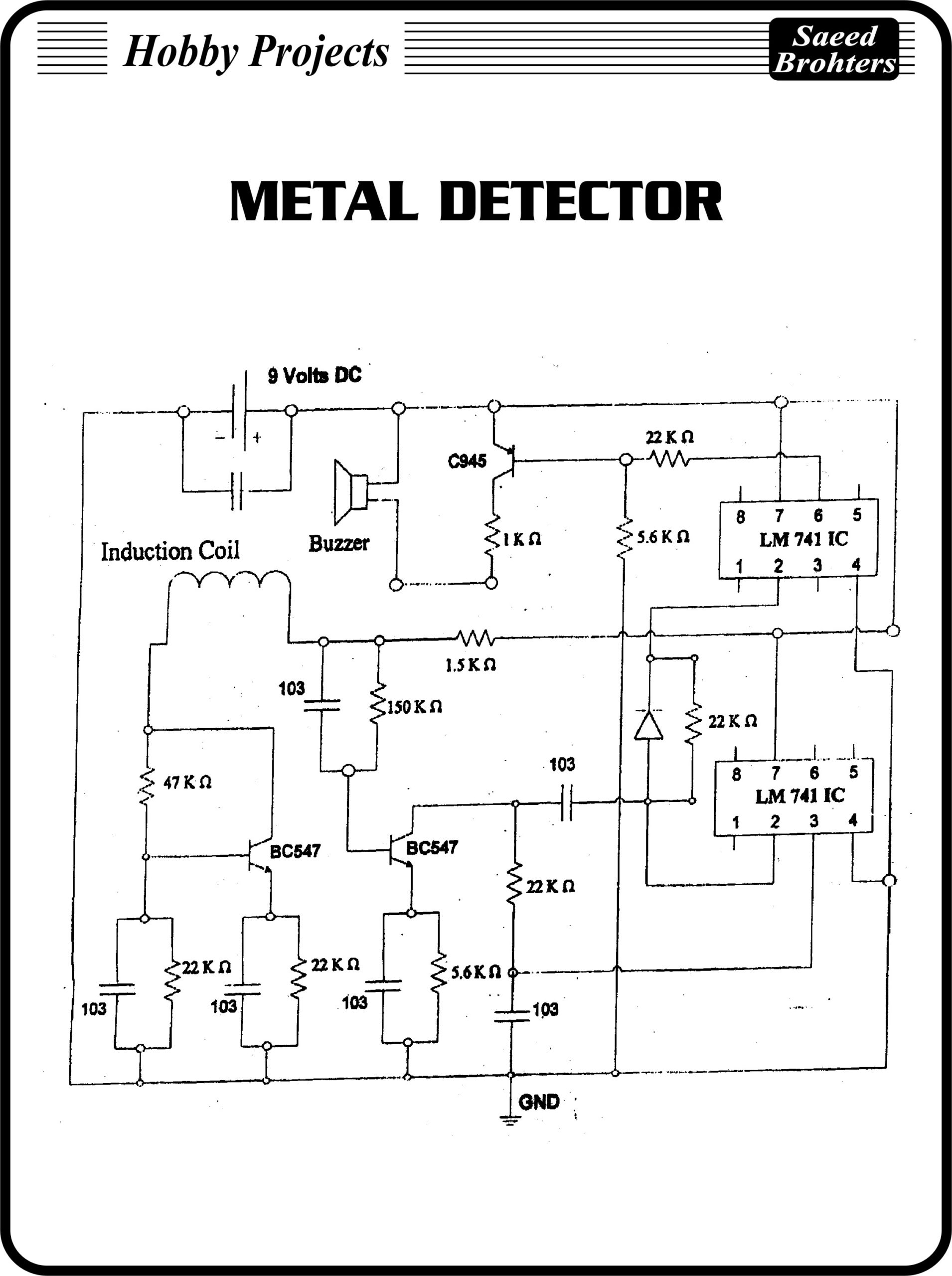 Metal Dectector Saeed Brothers Electronics